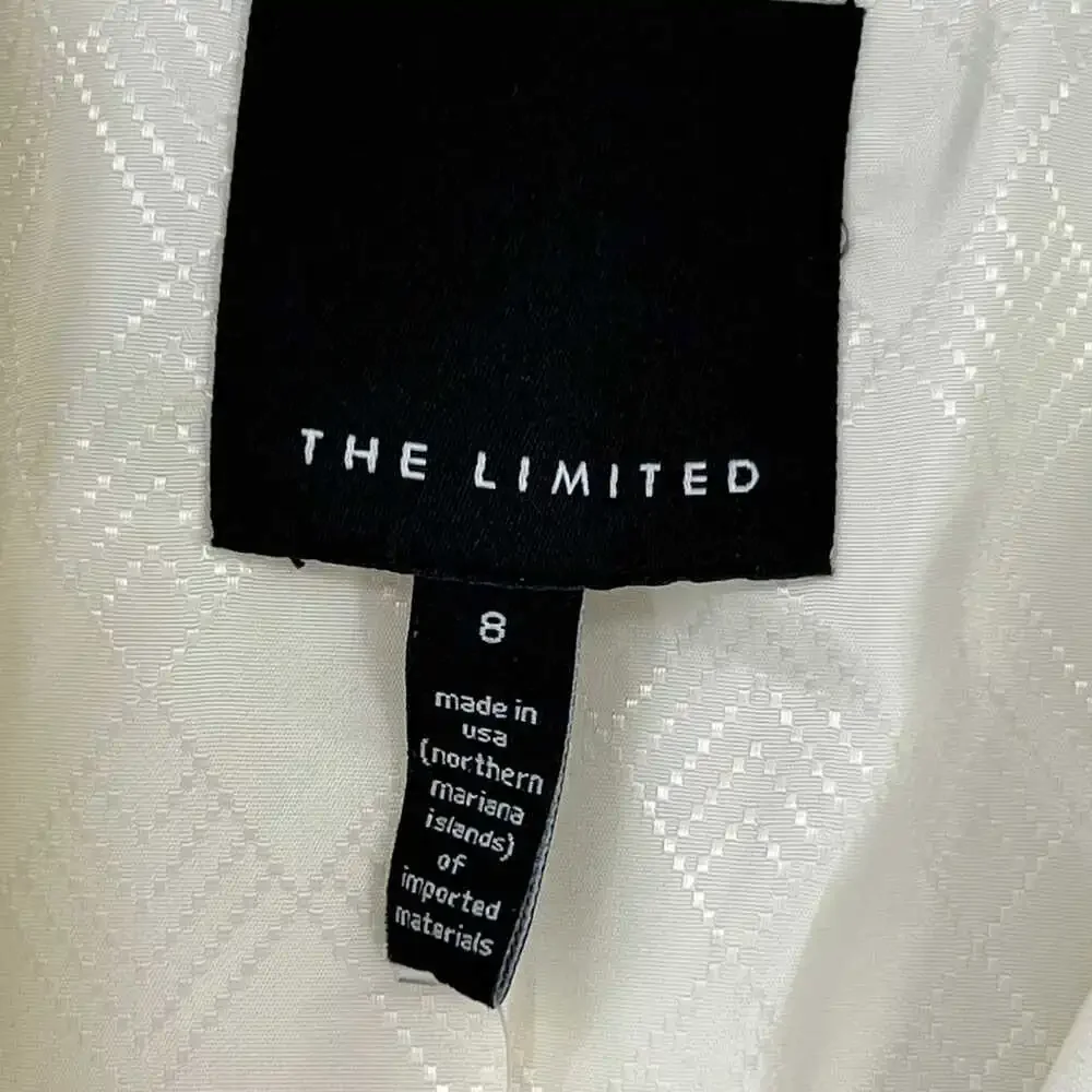 The Limited Cream Polyester Blazer | Women’s Size 8